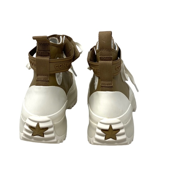 Converse Run Star Hike Platform Women's Size Sand Dune Leather Sneaker A04268C - Picture 8 of 11